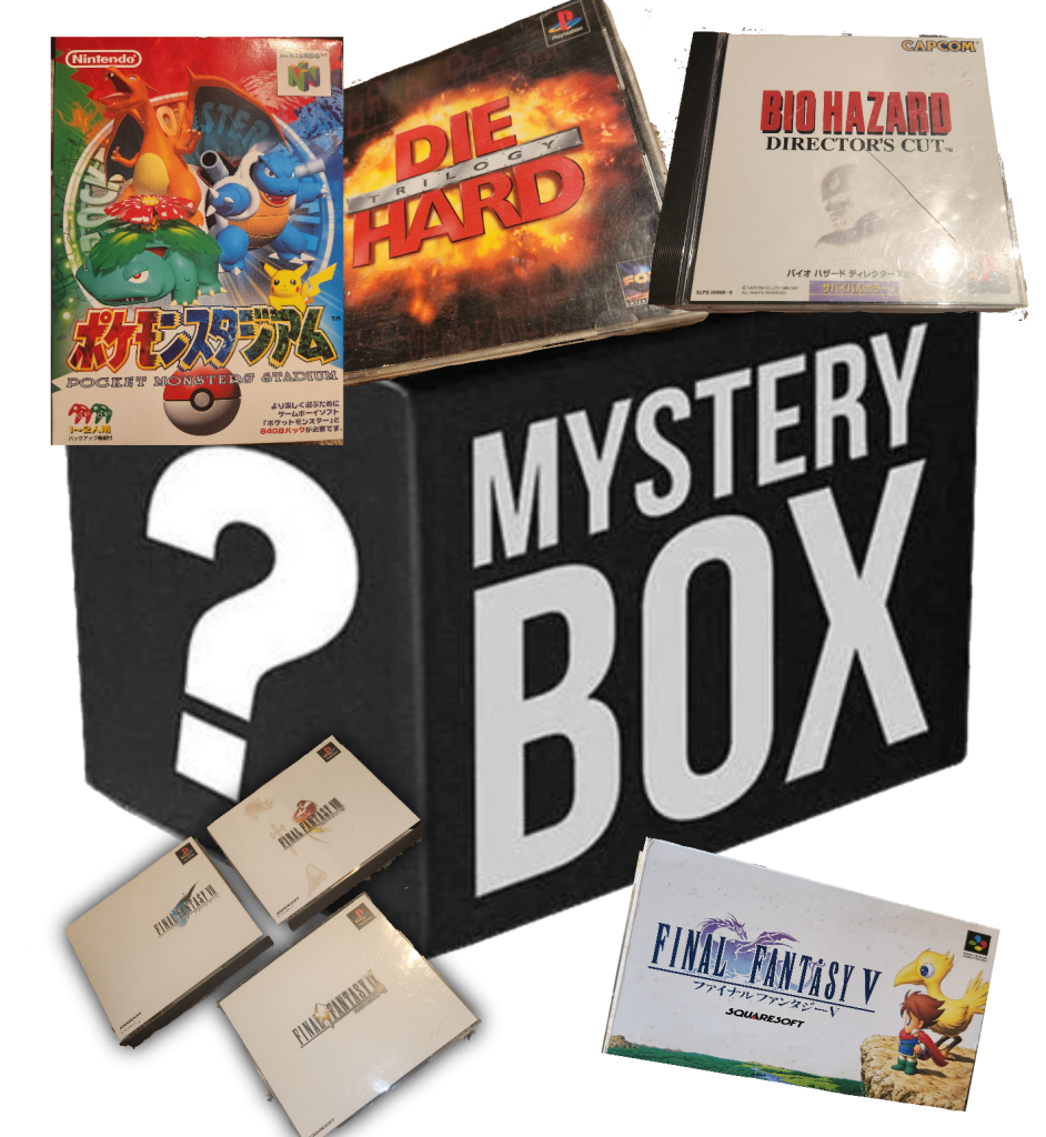 Japanese 3 Retro Game MYSTERY BOX EWF Official